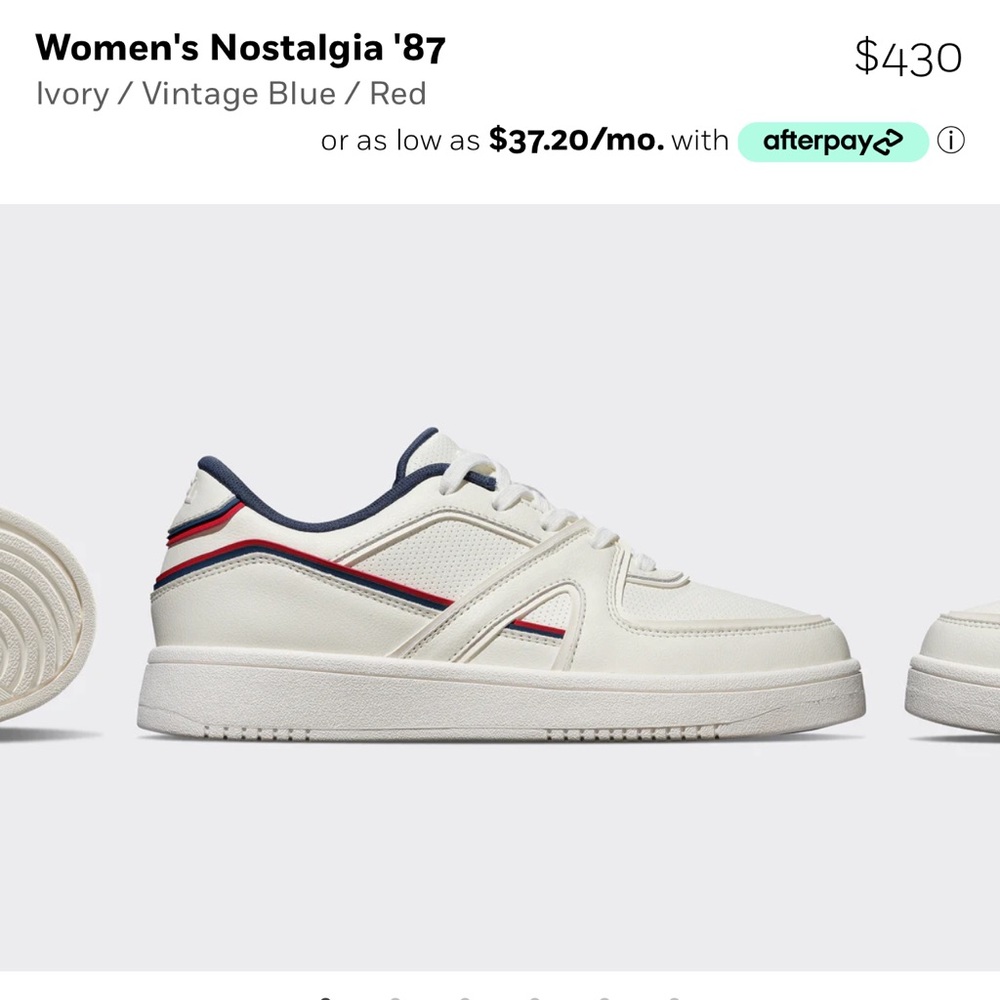 BNWT APL Nostalgia ‘87 blue and white size 9